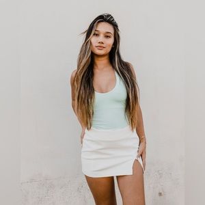 Free People Intimately Second Skin Cami Aqua Jade Buttery Soft NWT XS